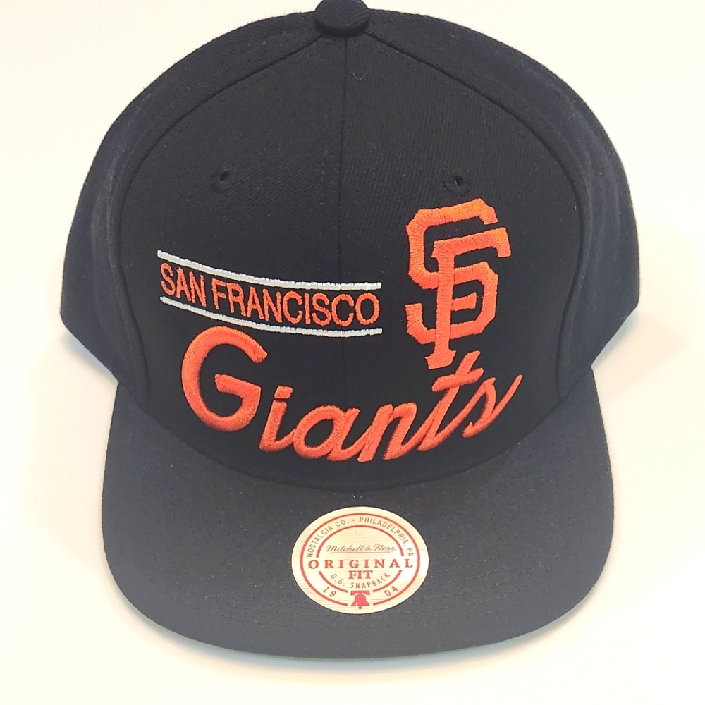 SAN FRANCISCO GIANTS|Mitchell & Ness MLB Genuine Merch|Adjustable Snapback
